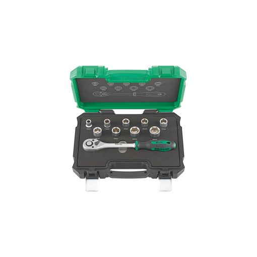 Steckschlüssel-Garnitur 1/2" 10 teilig FORTIS