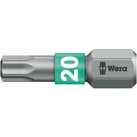 1 Stk. Bit Bitorsion 1/4" DIN 3126 C6,3 T20x25mm Wera