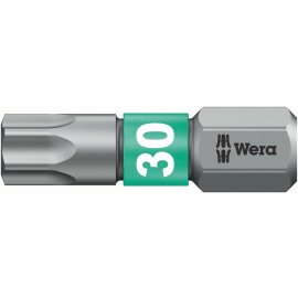 1 Stk. Bit Bitorsion 1/4" DIN 3126 C6,3 T30x25mm Wera