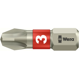Bit 1/4" für Kreuzschlitz-Schrauben PH, Edelstahl, Nr. 3851/1 TS Wera