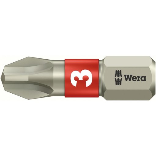 1 Stk. Bit rostfrei 1/4" DIN 3126 C6,3 PH3x25mm Wera