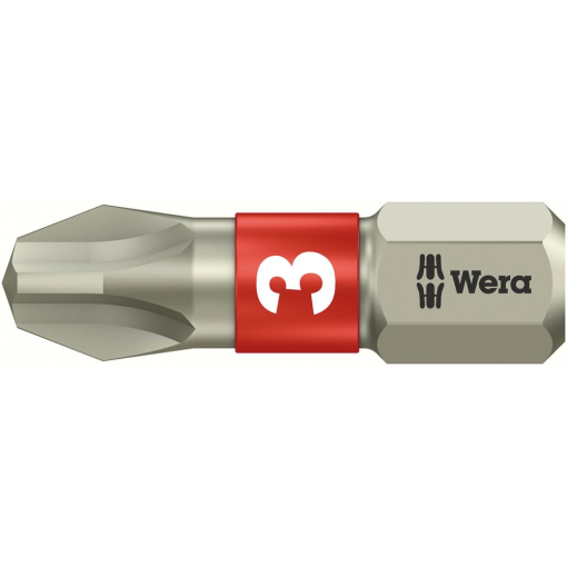 1 Stk. Bit rostfrei 1/4" DIN 3126 C6,3 PH3x25mm Wera