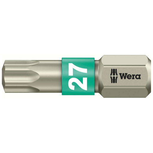 1 Stk. Bit rostfrei 1/4" DIN 3126 C6,3 T27x25mm Wera