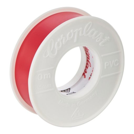 20 Stück Elektro-Isolierband Nr. 302 10m x 15mm Coroplast rot