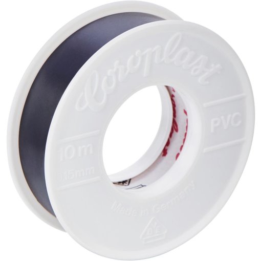 20 Stück Elektro-Isolierband Nr. 302 10m x 15mm Coroplast grau