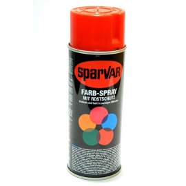 Sparvar Farb-Spray mit Rostschutz 400ml RAL 3000 - Feuerrot