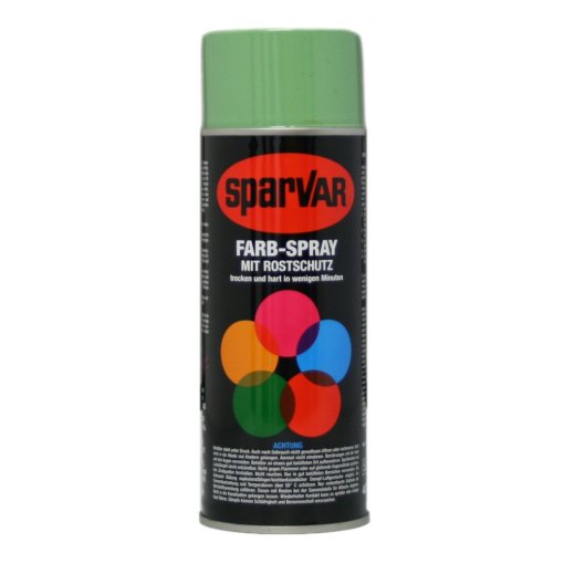 Sparvar Farb-Spray mit Rostschutz 400ml RAL 6011 - Resedagrün