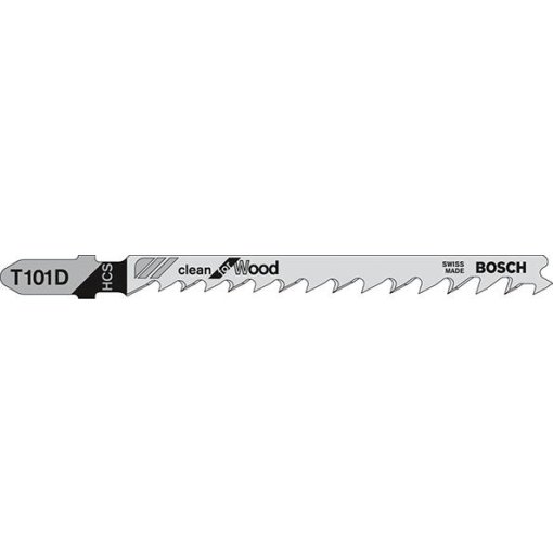 100 Stück Stichsägeblatt T 101 D Clean for Wood Bosch
