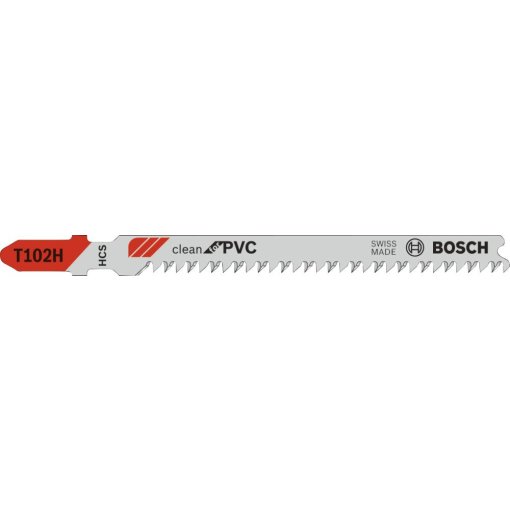 5 Stück Stichsägeblätter T 102 H Clean for PVC Bosch