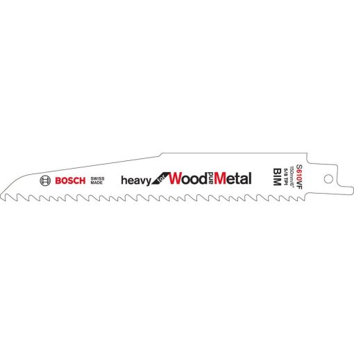 5 Stück Säbelsägeblätter S 610 VF Heavy for Wood and Metal Bosch