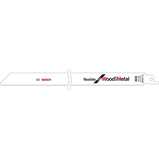 25 Stück Säbelsägeblätter S 1122 VF Flexible f Wood and Metal Bosch