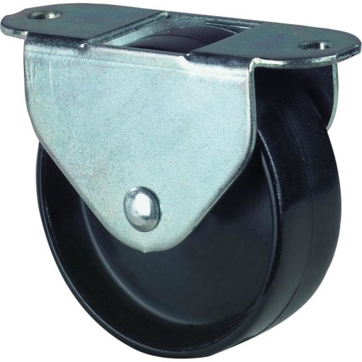 Bockrolle, Kunststoffrad 30mm E50.030 GL schwarz