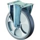 Bockrolle 160mm Platte,thermopl.RL L410.B44.161