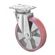 Lenkrolle 200mm N100.B90 Platte,Polyure Guss,KL N100.B90.203