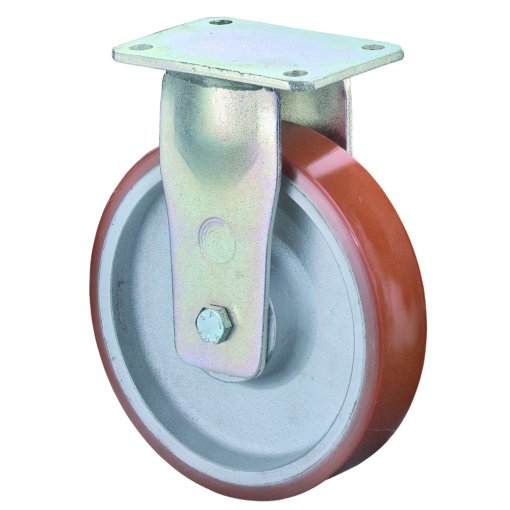 Bockrolle 250/50mm Pl.,Polyure Guss,KL RR110.C10.250