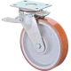 Lenkrolle 150mm Platte,Polyure Guss,KL RR120.C10.150