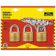 Messing-Hangschloss-Set 222/40/SB/Tio gleichschließend