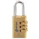 Vorhangschloss Messing Combi Lock 80/40mm Burg-Wächter