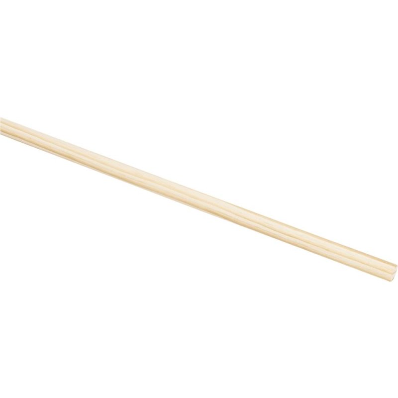 Holzbesenstiel – Rundkopf, 160 Cm Länge, Ø 24 M Produktbild-Vorschau 2