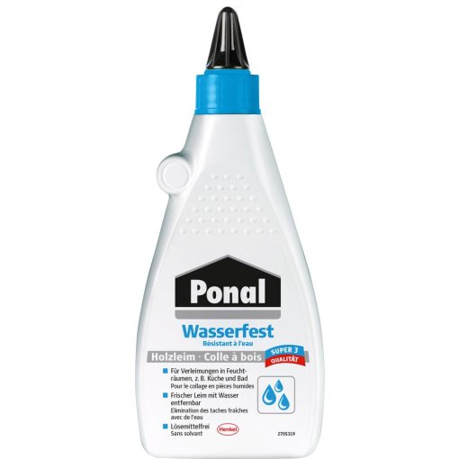 Ponal Wasserfest Super 3 Holzleim 225g Flasche Weißleim Henkel