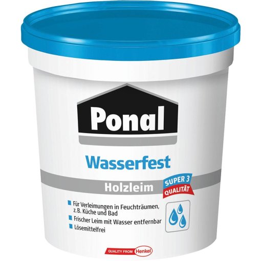 Ponal Wasserfest Super 3 Holzleim 760g Dose Weißleim Henkel