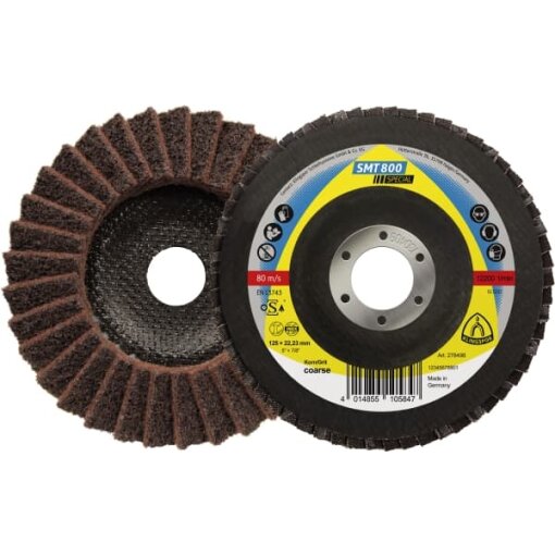 Vliesmopteller SMT 800 Special, gewölbt 125 mm Coarse