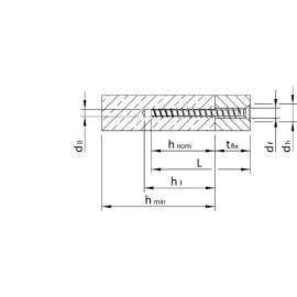 50 Stück Betonschrauben MULTI-MONTI-plus F, Senkkopf, T-Drive, verzinkt blau 6x80 mm
