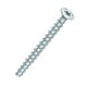 50 Stück Betonschrauben MULTI-MONTI-plus F, Senkkopf, T-Drive, verzinkt blau 6x80 mm