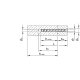 50 Stück Betonschrauben MULTI-MONTI-plus F, Senkkopf, T-Drive, verzinkt blau 6x80 mm