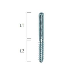 100 Stk. Stockschrauben 6 x 100 mm Torxantrieb