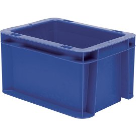 Transport-Stapelkasten 200x150x120 mm blau geschlossen