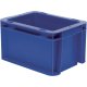 Transport-Stapelkasten 200x150x120 mm blau geschlossen