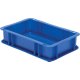 Transport-Stapelkasten 300x200x75 mm blau, geschlossen ohne Griffloch