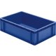 Transport-Stapelkasten 600x400x175 mm blau, geschlossen ohne Griffloch