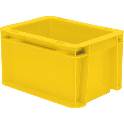 Transport-Stapelkasten 200x150x120 mm gelb geschlossen