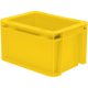 Transport-Stapelkasten 200x150x120 mm gelb geschlossen