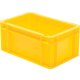 Transport-Stapelkasten 300x200x145 mm gelb, geschlossen ohne Griffloch