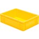 Transport-Stapelkasten 400x300x120 mm gelb, geschlossen ohne Griffloch