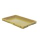 Transport-Stapelkasten 600x400x50 mm gelb, geschlossen ohne Griffloch