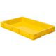 Transport-Stapelkasten 600x400x75 mm gelb, geschlossen ohne Griffloch