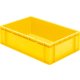 Transport-Stapelkasten 600x400x175 mm gelb, geschlossen ohne Griffloch