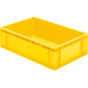 Transport-Stapelkasten 600x400x175 mm gelb, geschlossen ohne Griffloch
