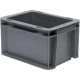 Transport-Stapelkasten 200x150x120 mm grau geschlossen