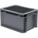 Transport-Stapelkasten 200x150x120 mm grau geschlossen