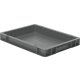 Transport-Stapelkasten 400x300x50 mm grau, geschlossen ohne Griffloch
