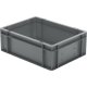 Transport-Stapelkasten 400x300x145 mm grau, geschlossen ohne Griffloch