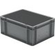 Transport-Stapelkasten 400x300x175 mm grau, geschlossen ohne Griffloch