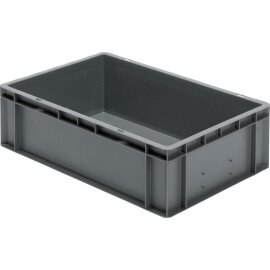 Transport-Stapelkasten 600x400x175 mm grau, geschlossen...