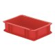 Transport-Stapelkasten 300x200x75 mm rot, geschlossen ohne Griffloch