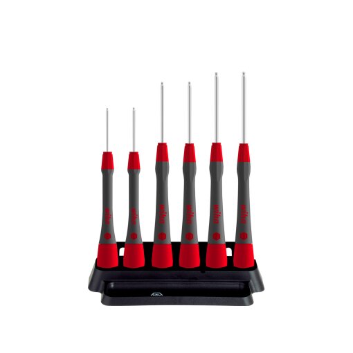 Feinschraubendreher Set PicoFinish® Wiha Sechskant-Kugelkopf inkl. Halter